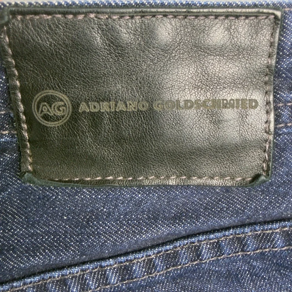AG Adriano Goldschmied Mens Straight Leg Dark Wash Jeans 30x34